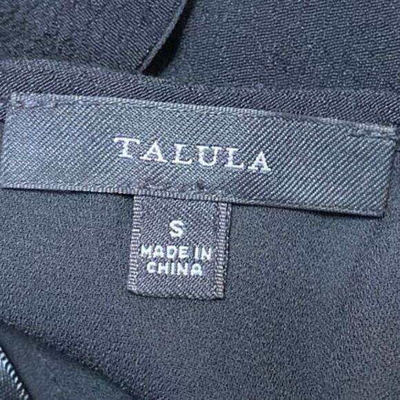 Aritzia Talula Women's Black Sleeveless Halter Cami Camisole Mini Shift Dress S - Picture 3 of 4